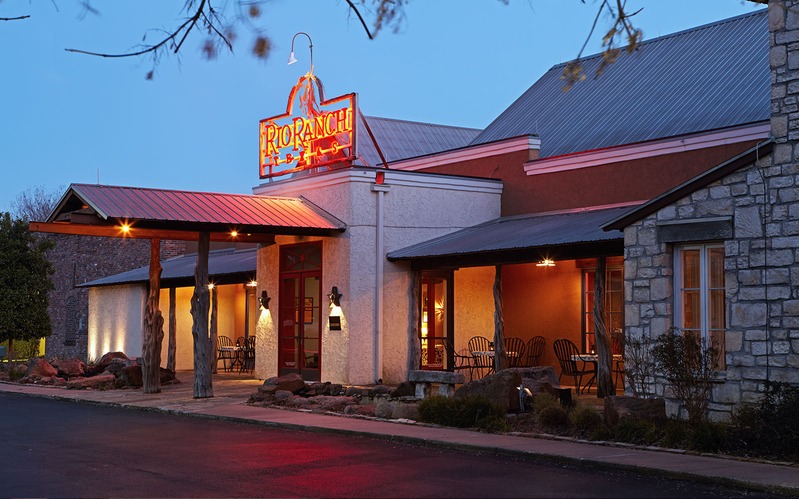 Location of Rio Ranch Restaurant